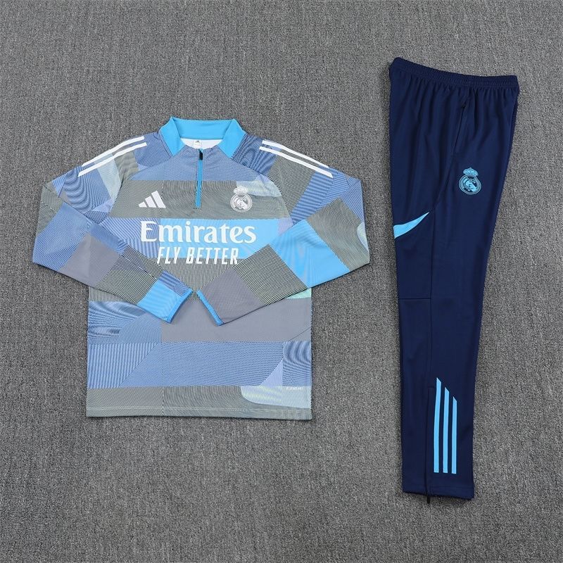 Tuta Bambino Real Madrid Blu/Grigia 2025/26