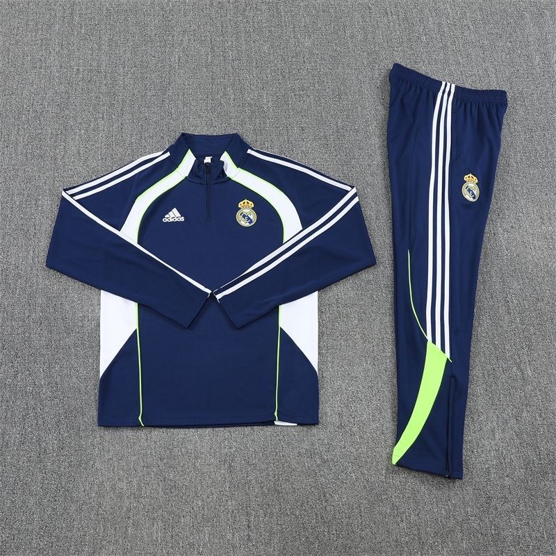 Tuta Bambino Real Madrid Bianca/Blu/Verde 2025/26