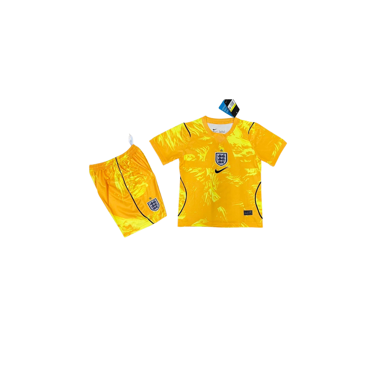 Completino Bambino Portiere Giallo Inghilterra 2026/27