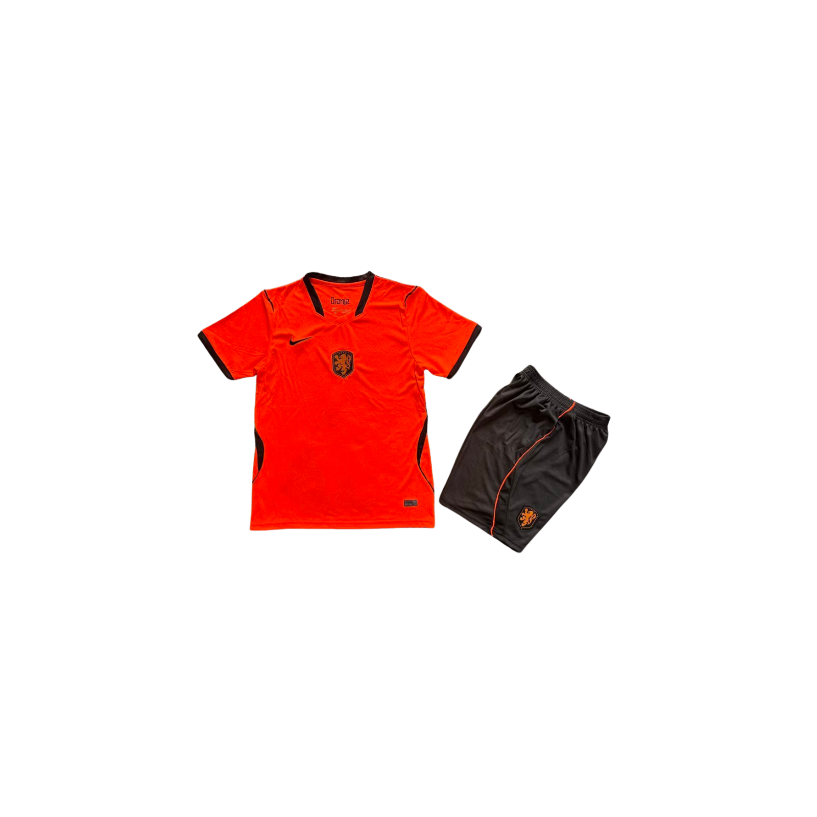Completino Bambino Olanda Home 2026/27 - Arancione/Nero