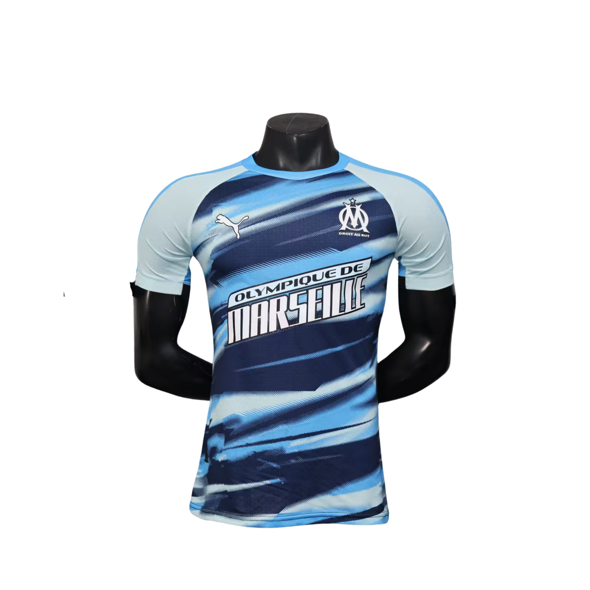 Maglia Allenamento Pre-match Marsiglia Blu 2025/26 - Player Version