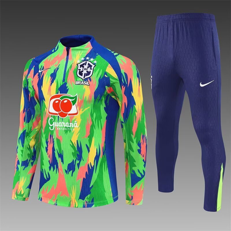 Tuta Brasile Blu Verde 2025/26
