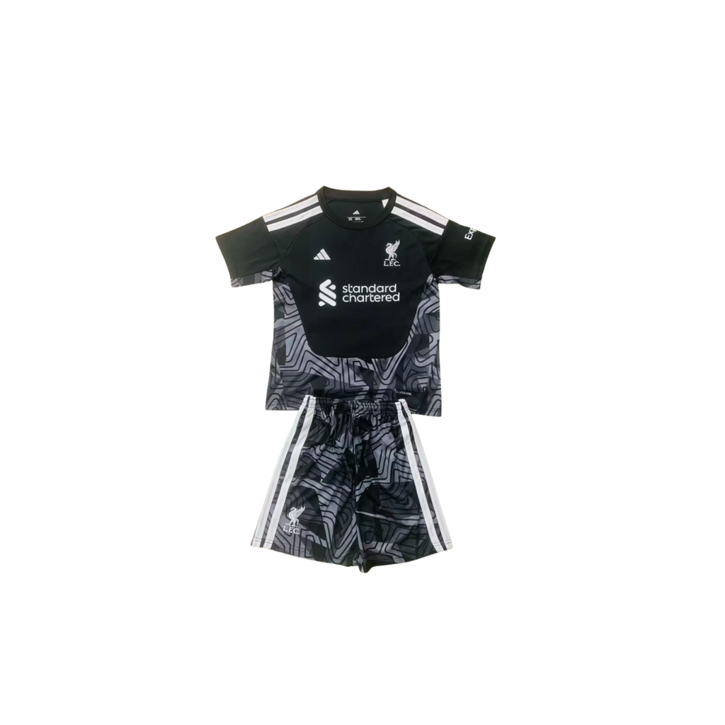 Completino Bambino Portiere Liverpool Maglia Nera 2026/27