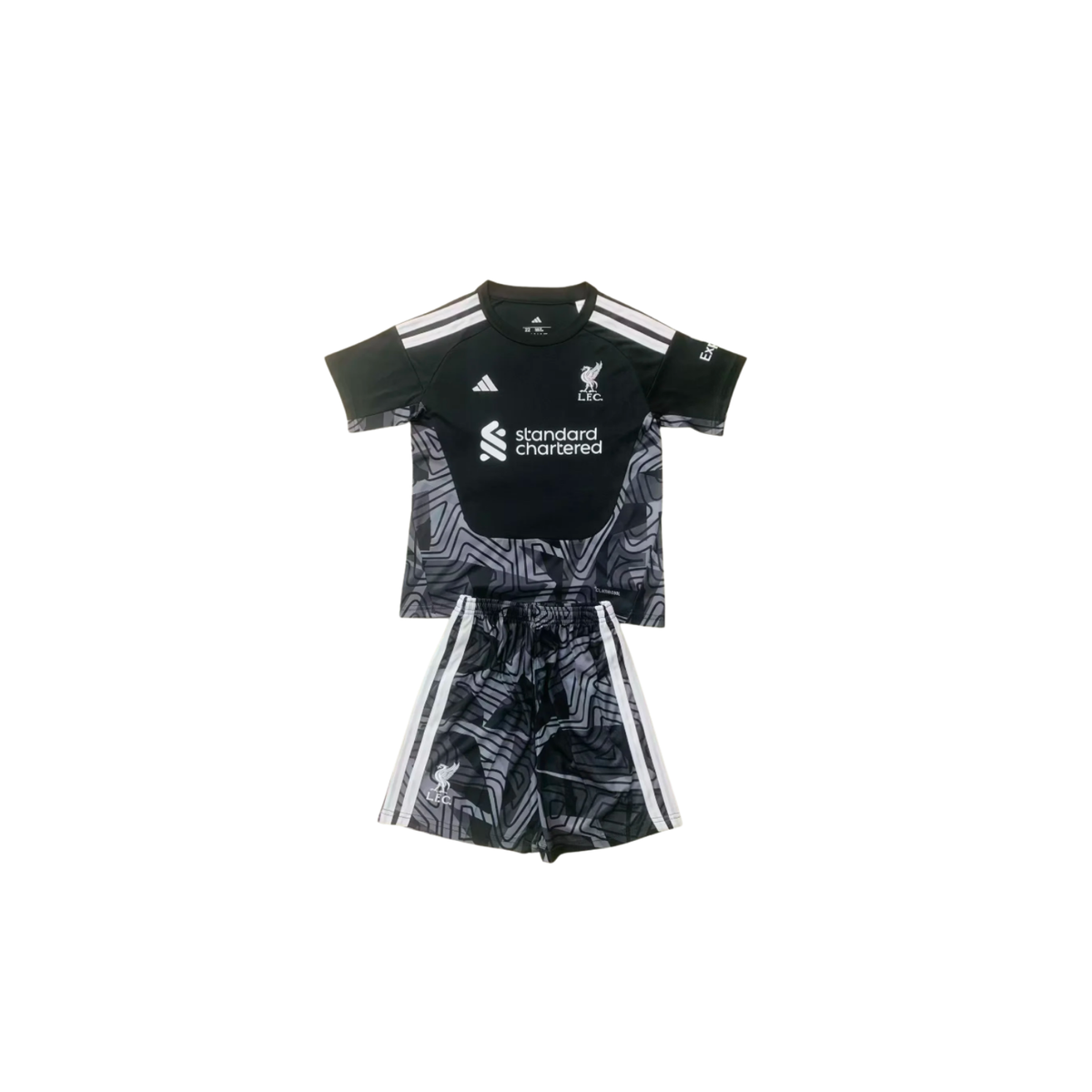 Completino Bambino Portiere Liverpool Maglia Nera 2026/27