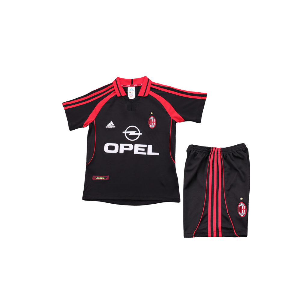 Completino Bambino Vintage Milan Away 2000/01