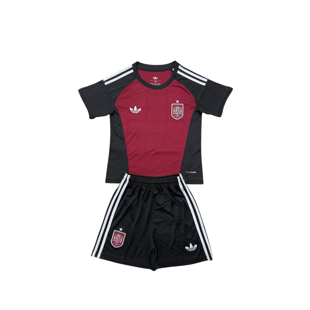 Completino Bambino Spagna Portiere Rosso 2026/27
