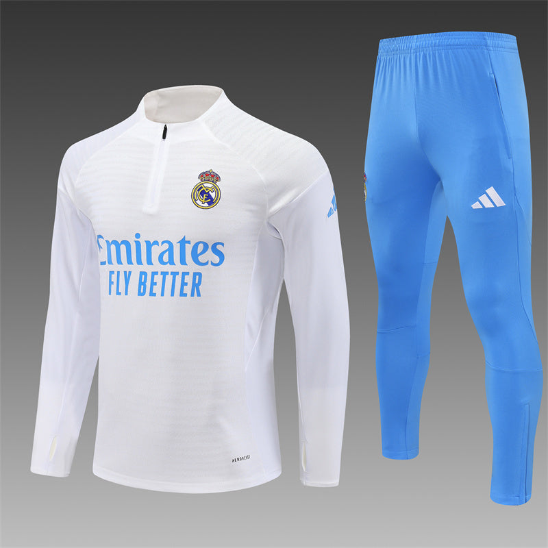 Tuta Real Madrid Bianca/Azzurra 2025/26