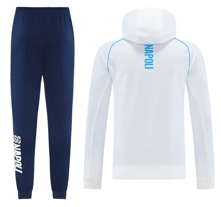 Tuta Napoli Bianca Full Zip 2026