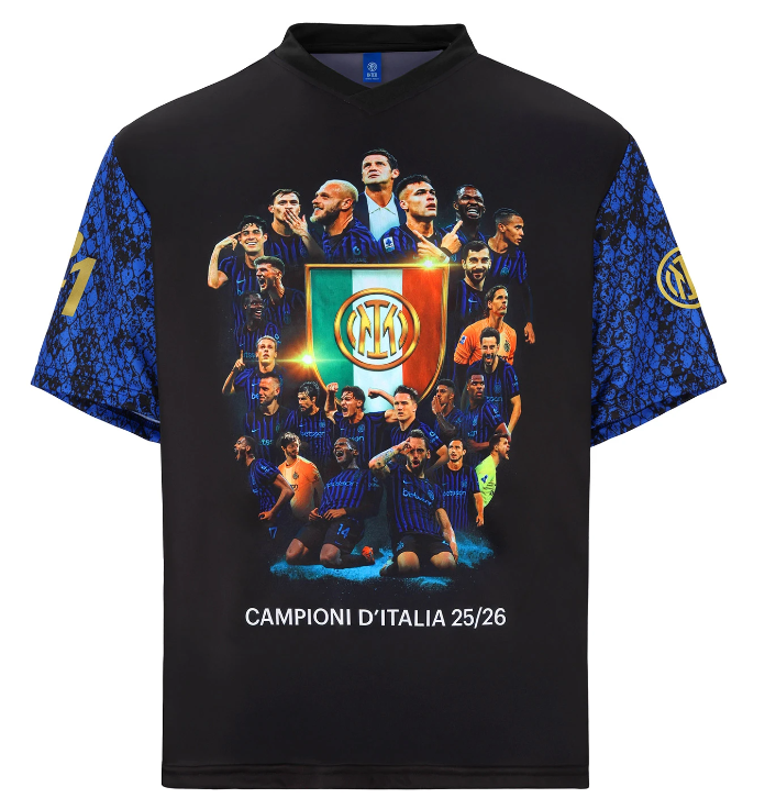 INTER T-SHIRT CAMPIONI D'ITALIA 2025/26