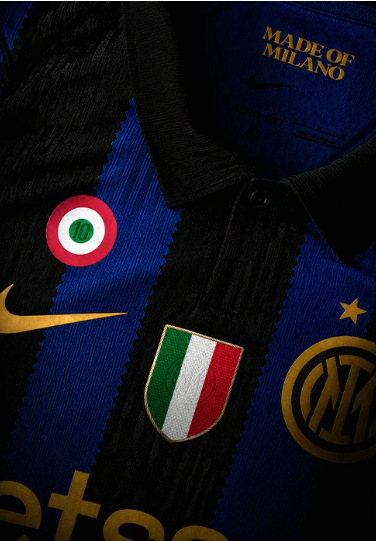 Completino Bambino Inter Home 2026/27 - Con Scudetto e Coccarda Coppa Italia 10 inclusi