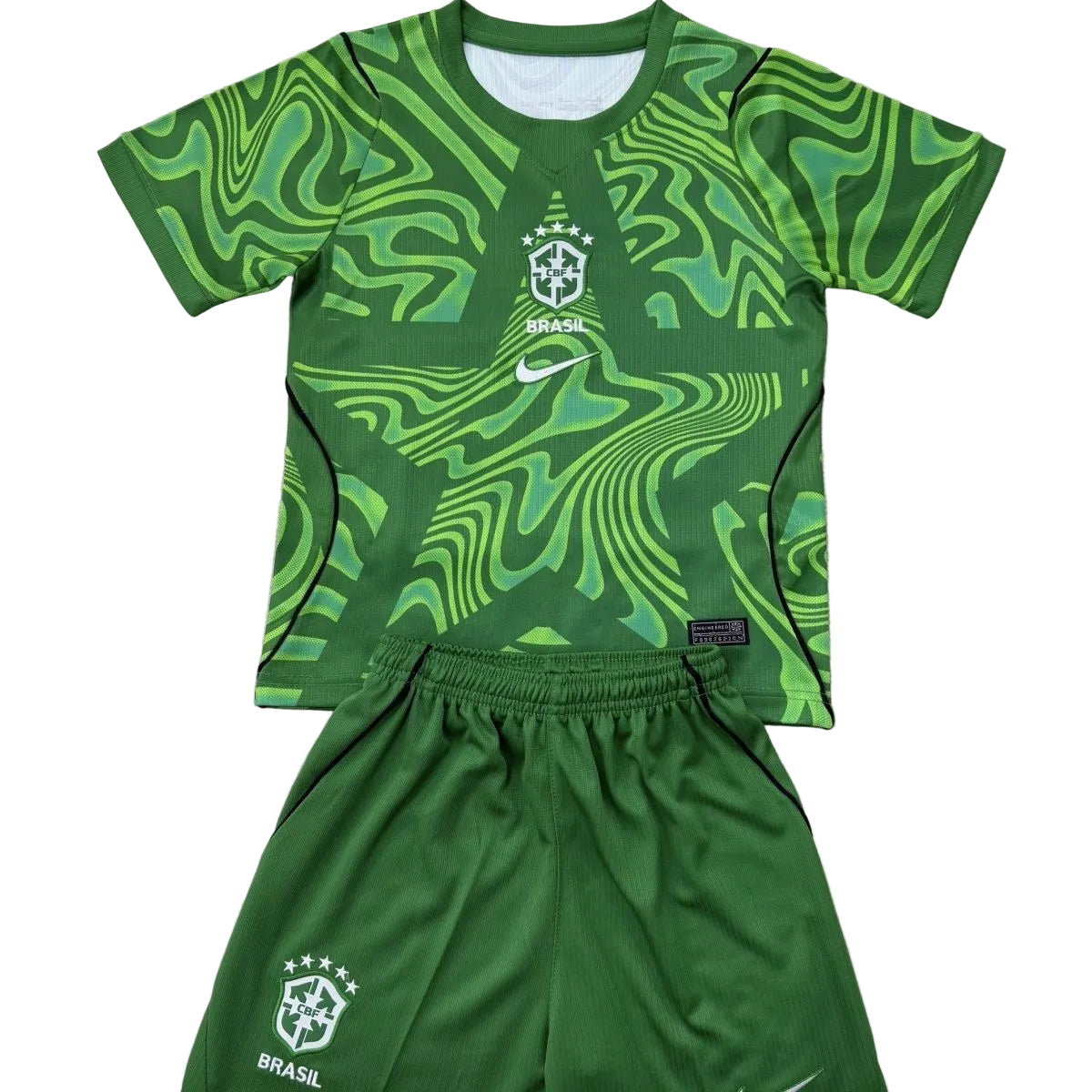 Completino Bambino Brasile Portiere Verde 2026/27